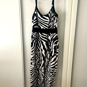 Zebra print maxi